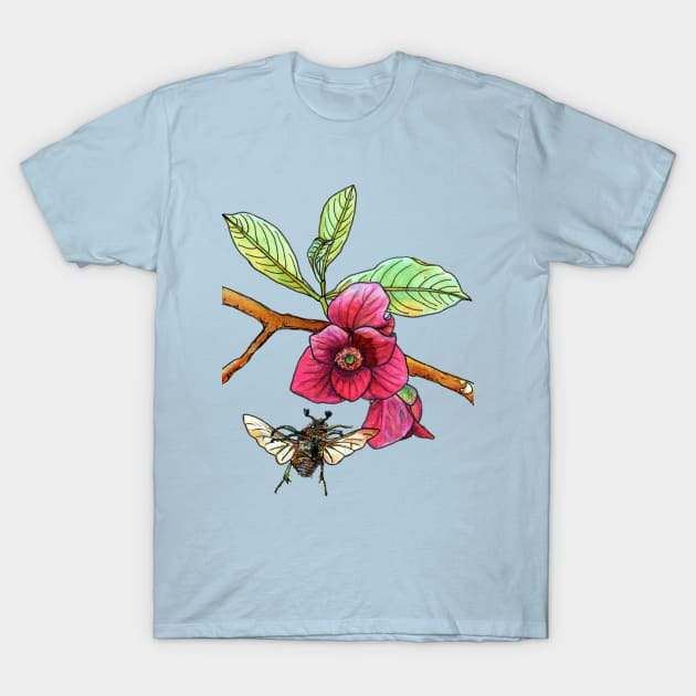 Pawpaw and Bumble Beetle T-Shirt by ThisIsNotAnImageOfLoss